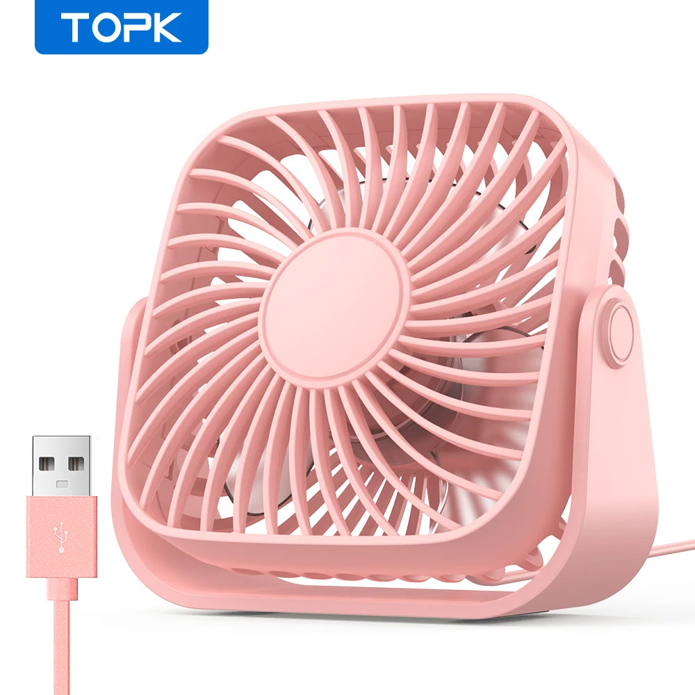 Ventilador portátil potente 3 velocidades