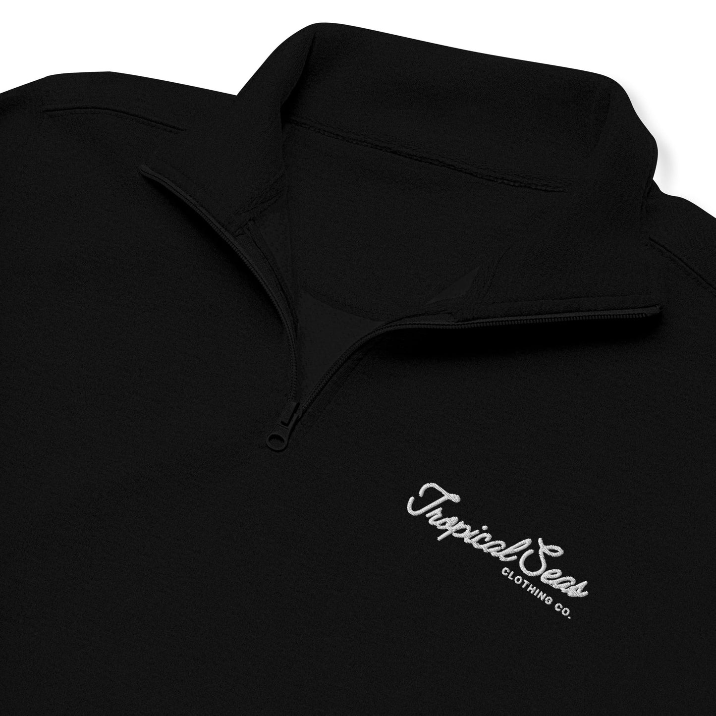 Aropical Seas Quarter Zip fleece pullover👽