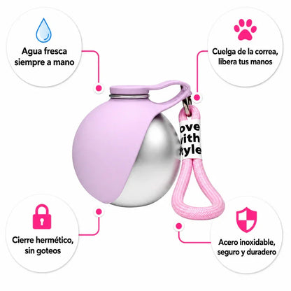 Botella de Agua Portátil para Mascotas