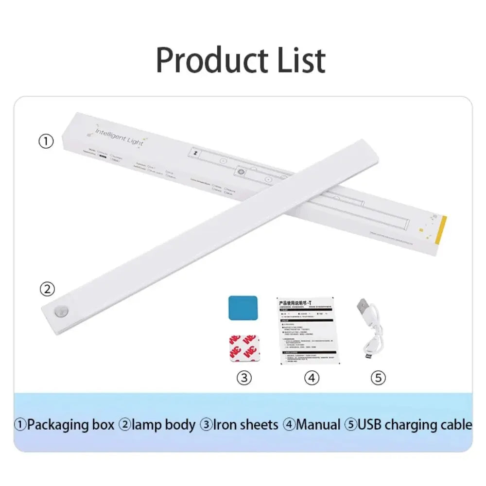 Luz Elegante Recargable con Sensor de Movimiento💡