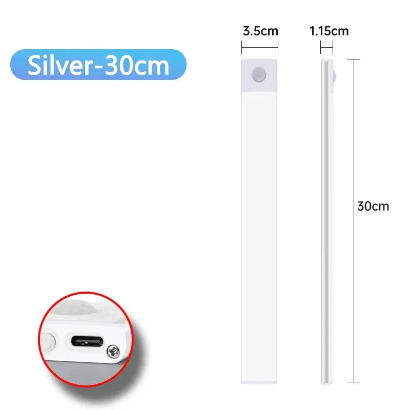 Luz Elegante Recargable con Sensor de Movimiento💡