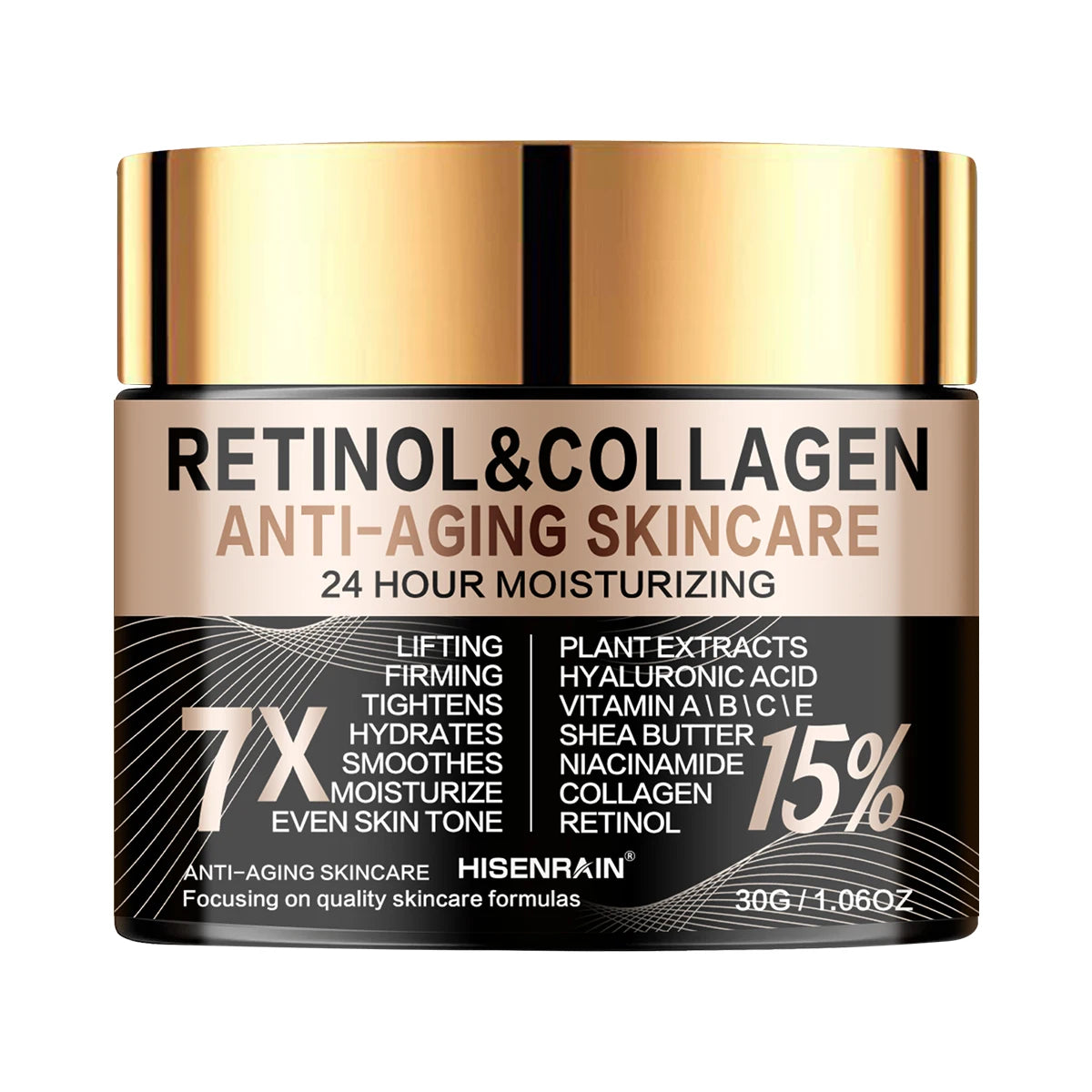 Crema Anti-edad Retinol y Colágeno para hombres