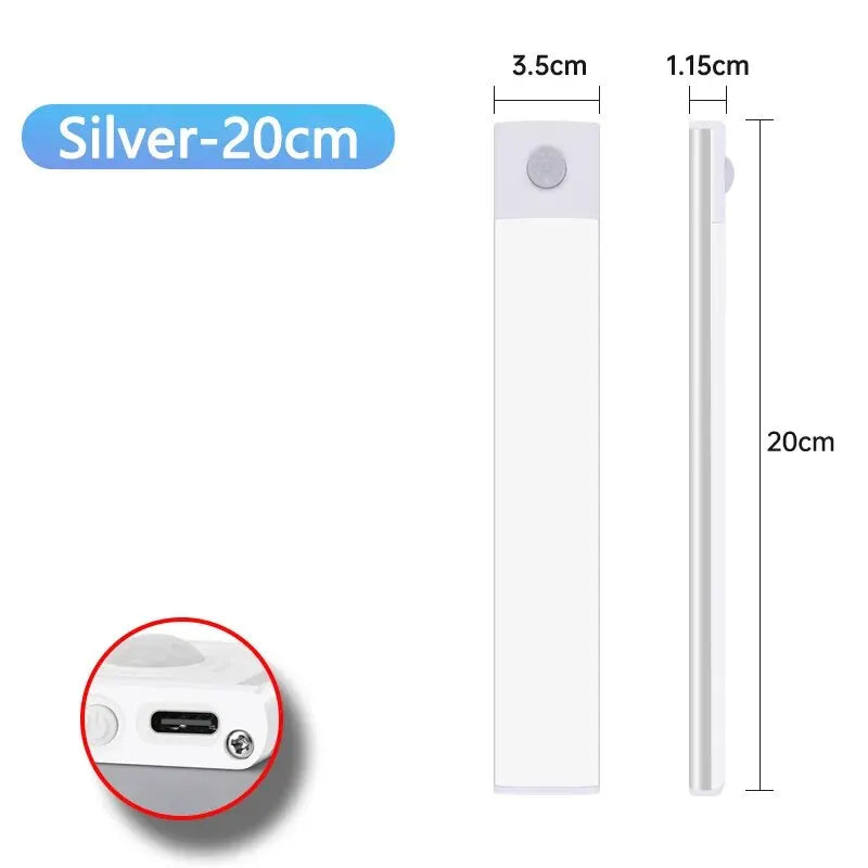Luz Elegante Recargable con Sensor de Movimiento💡