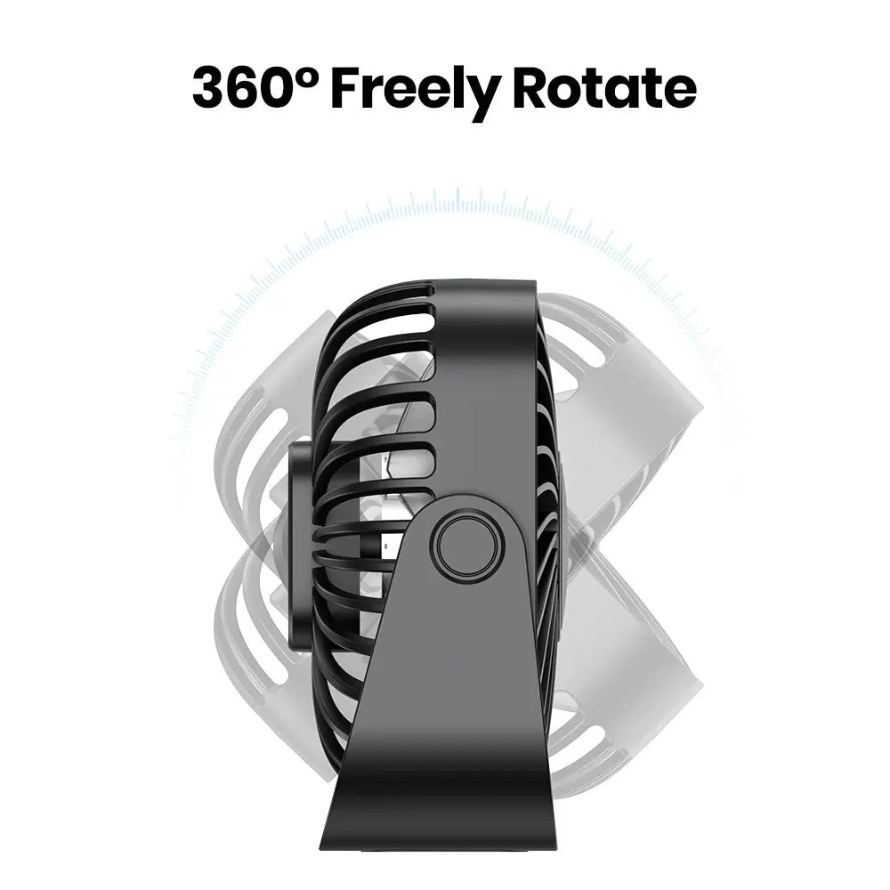 Ventilador portátil potente 3 velocidades