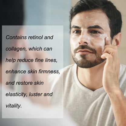 Crema facial con retinol y ácido hialurónico para hombres🧔🏻‍♂️