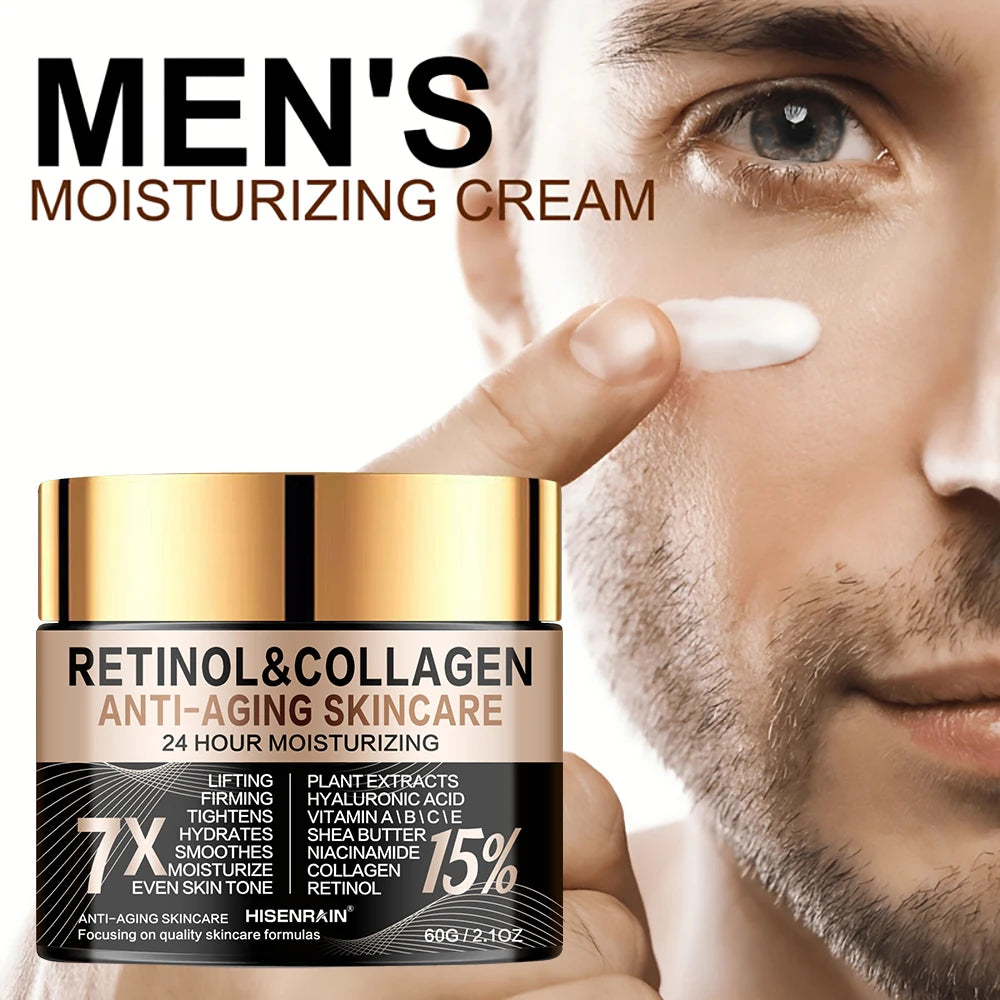 Crema Anti-edad Retinol y Colágeno para hombres