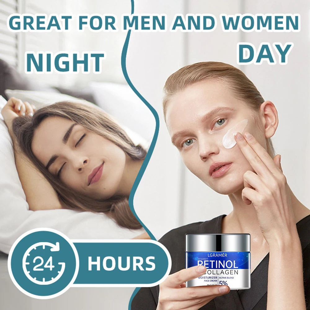 Crema Reafirmante Anti-edad Retinol y Colágeno