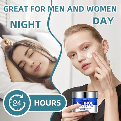 Crema Reafirmante Anti-edad Retinol y Colágeno