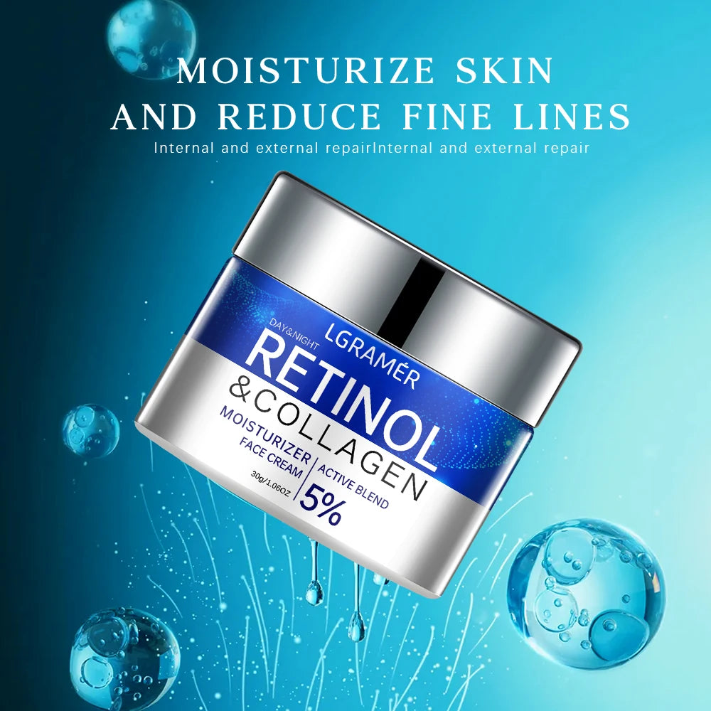 Crema Reafirmante Anti-edad Retinol y Colágeno