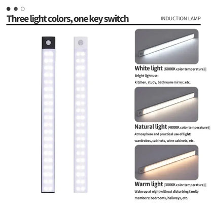 Luz Elegante Recargable con Sensor de Movimiento💡