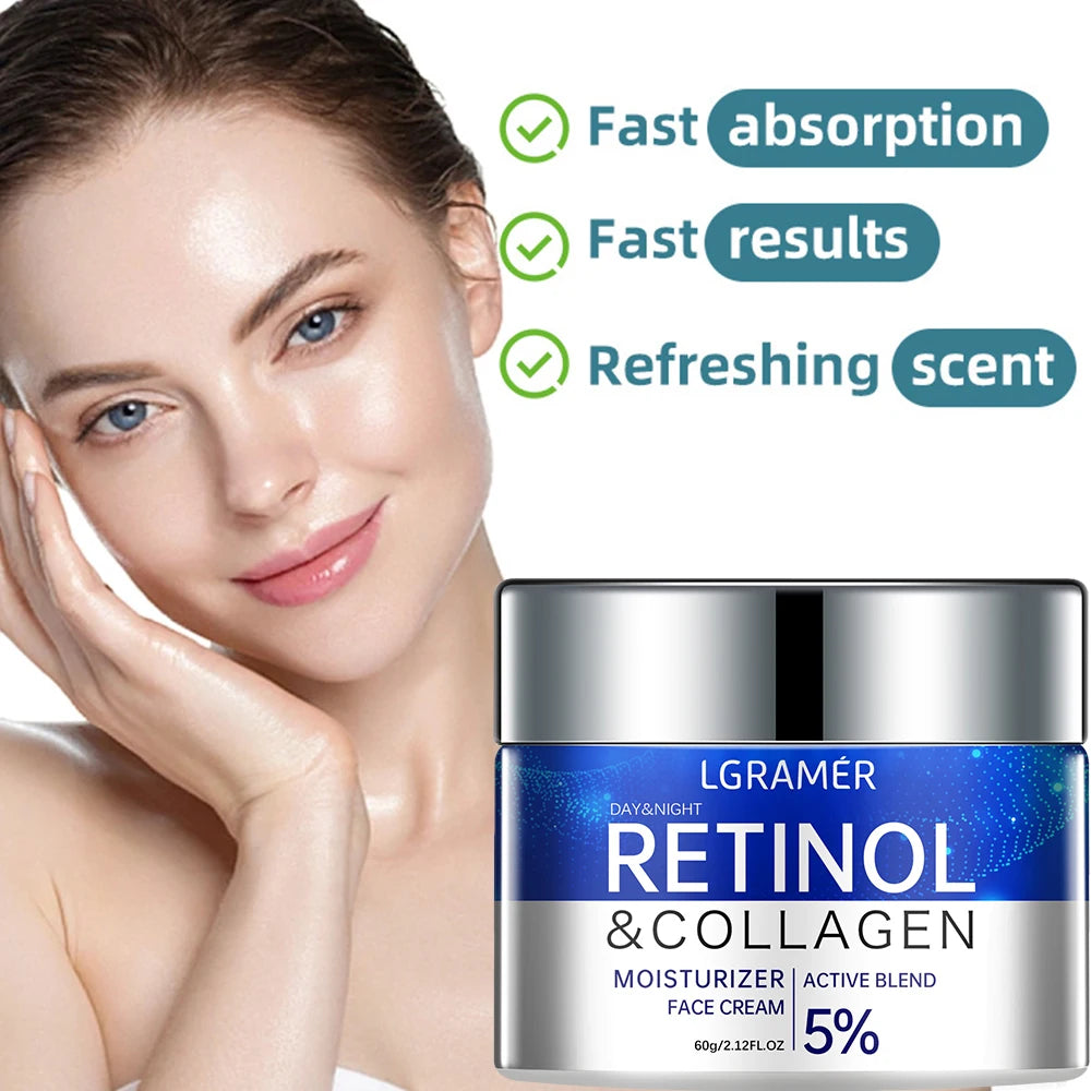 Crema Reafirmante Anti-edad Retinol y Colágeno