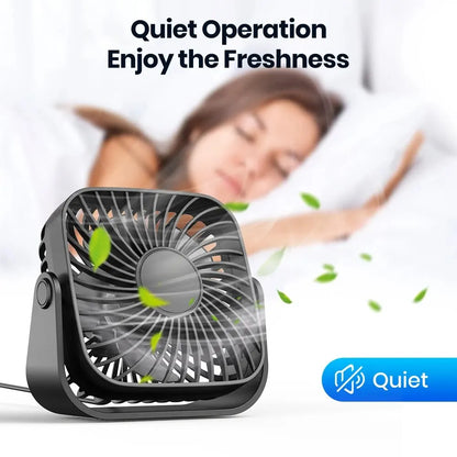 Ventilador portátil potente 3 velocidades