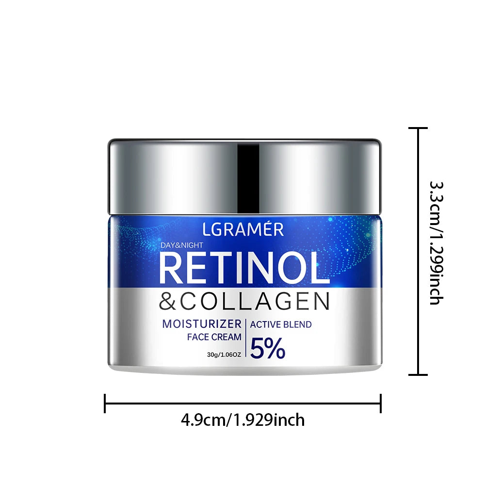 Crema Reafirmante Anti-edad Retinol y Colágeno