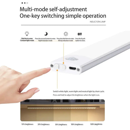 Luz Elegante Recargable con Sensor de Movimiento💡