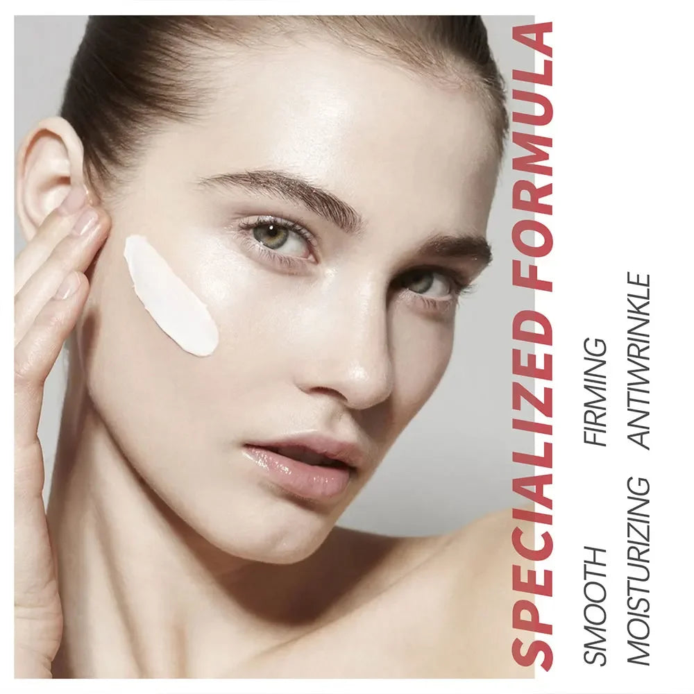 Crema reafirmante con retinol y colágeno para suavizar arrugas, crema facial hidratante, blanqueadora e iluminadora